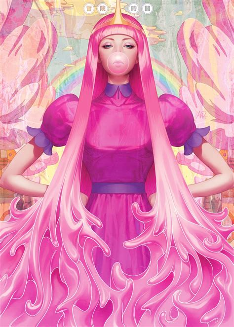 Princess Bubblegum By Stanley Artgerm Lau Adventure Time Anime Princess Bubblegum Adventure