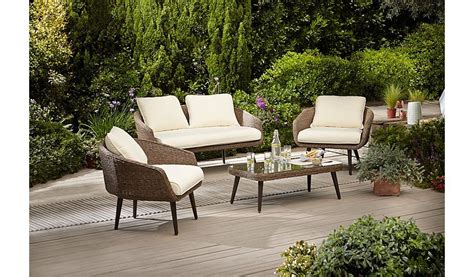 Our range of garden table and chairs sets will add something special to your garden this summer. Leighton 4 Piece Sofa Set, read reviews and buy online at George at ASDA. Shop from our latest ...