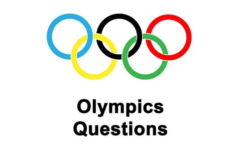 100 Olympics Questions And Answers 2020 Topessaywriter