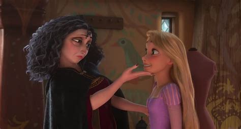 Mother Gothel And Rapunzel From Disneys Tangled Tangled Mother