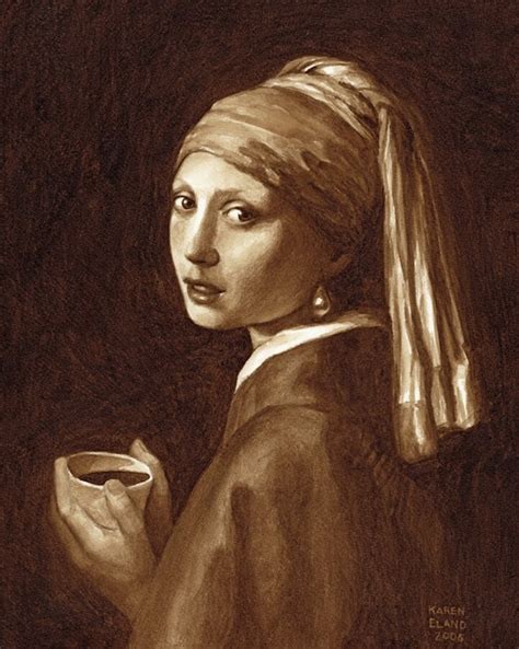 Artist Recreates Classic Portraits With Coffee Freeyork