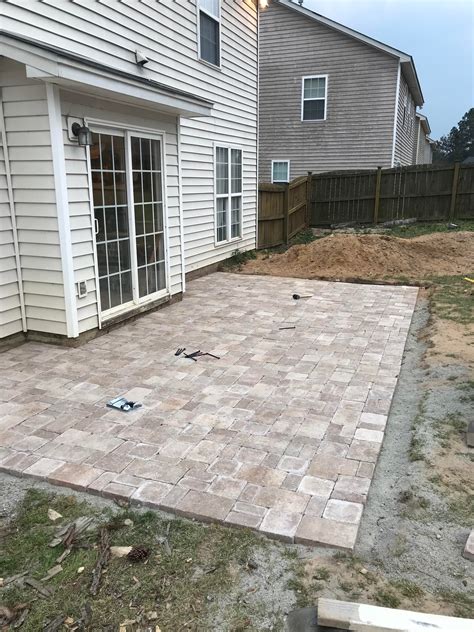 How To Do A Patio With Pavers At Patio