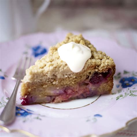 Autumn Fruit Crumble With Nutty Topping Dessert Recipes Woman And Home
