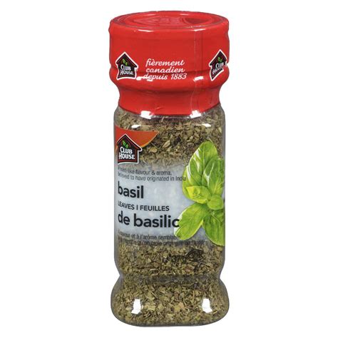 Club House Herbs And Spices Basil Leaves 21g Walmart Canada