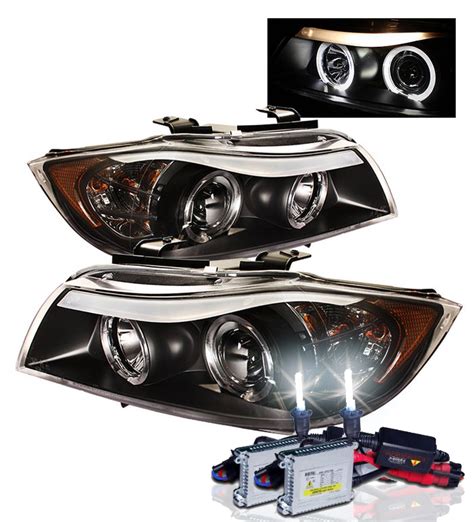 Whether you're looking for a wholesale battery operated tea lights or light up charging cable usb, we've got you covered with a variety of styles. HID Xenon + 06-08 BMW E90 3-Series Sedan Angel Eye Halo Projector Headlights - Black