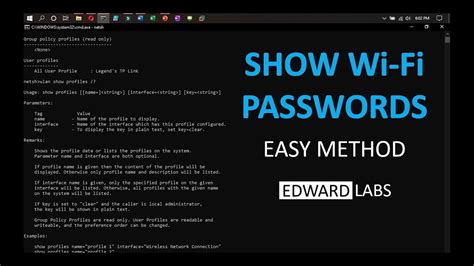 How To Show Wireless Network Password In Command Prompt In Windows