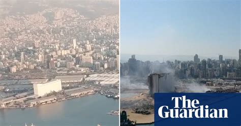 Before And After Drone Footage Shows Devastation Caused By Beirut