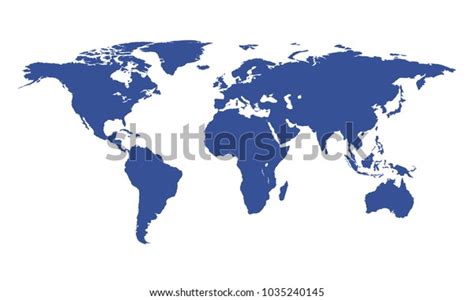 World Map Illustration Stock Vector Royalty Free 1035240145