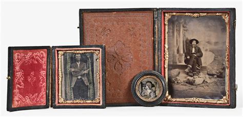 A Lot Of Three Interesting 19th Century Tintypes Auction