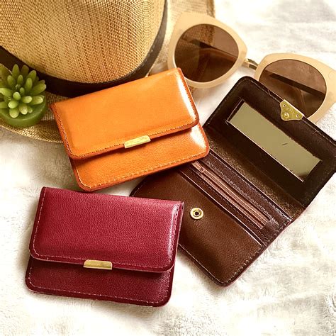 Small leather wallet • Travel wallet • woman leather wallet • gift for her • small wallet
