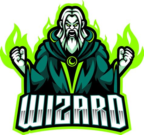 No professional skills required, try it now to generate a perfect logo for your business. Wizard esport mascot logo design By Visink | TheHungryJPEG.com