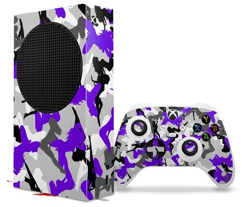 Skins Xbox Series S Console Controller Sexy Girl Silhouette Camo Purple Ebay