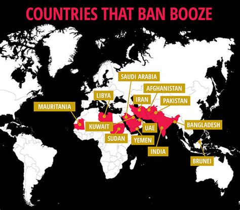 Some countries had this ban through the history MAPPED: Countries that ban alcohol around the world ...