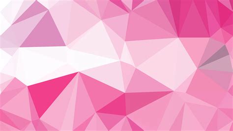 Free Pink And White Polygon Triangle Background