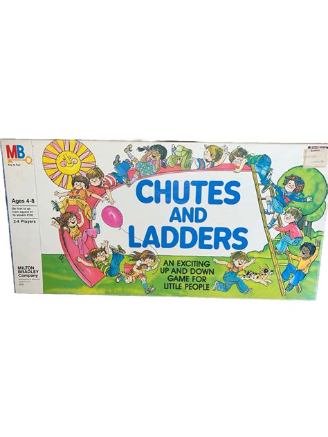 Vintage Original Chutes And Ladders Board Game 1978 Milton Bradley