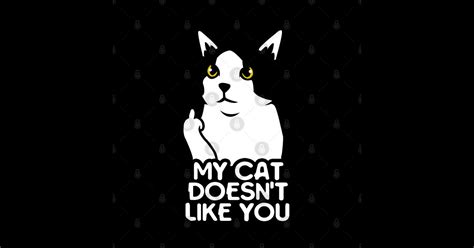 My Cat Doesn T Like You My Cat Doesnt Like You Phone Case TeePublic