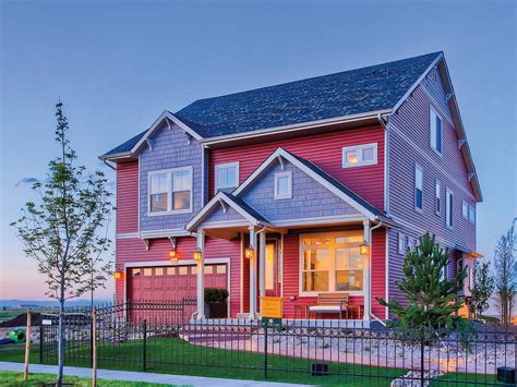Cape Cod House Exterior With Red Siding 48346 House