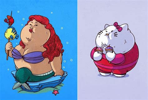 Obese Disney Characters Funny And Bizarre Geniusbeauty