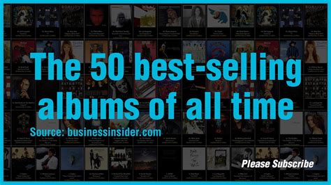 The 50 Best Selling Albums Of All Time 50 Best Selling Records Youtube