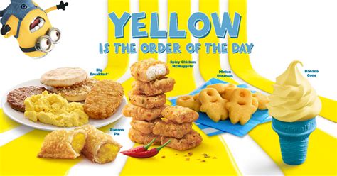 Spicy Chicken Mcnuggets Returns To Mcdonalds With New Minions Potatoes