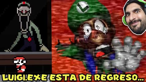 Luigiexe EstÁ De Regreso Reacción Animaciones Marioexe Con Pepe