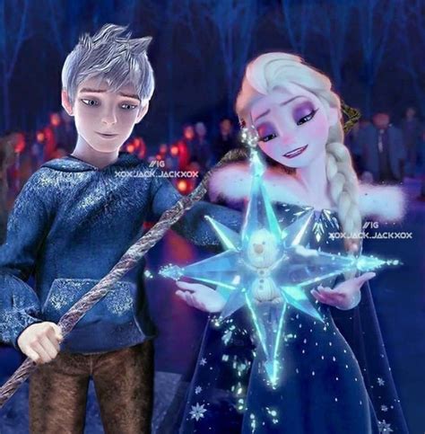 Jelsa Elsa And Jack Frost Frozen 2rotg Edit By Xoxjackjackxox