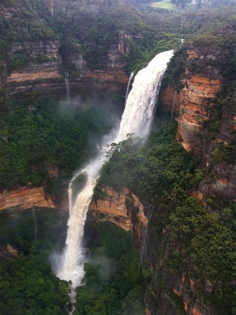 Wentworth Falls In The Blue Mountains Near Sydney Australia Amazing