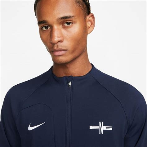 Nike Academy Pro Mens Full Zip Knit Soccer Jacket Obsidianwhite