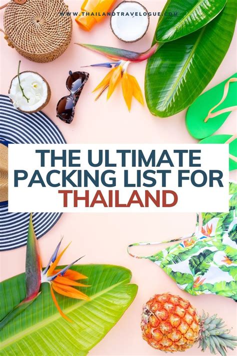 Thailand Packing List What To Pack For Thailand Men And Women
