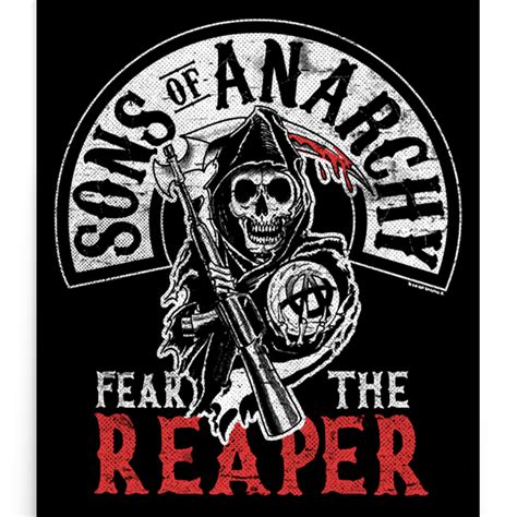 Sons Of Anarchy Fear The Reaper Premium Satin Poster Fx Networks Shop