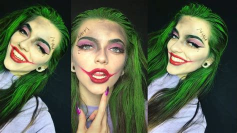 Easy Joker Halloween Makeup Youtube