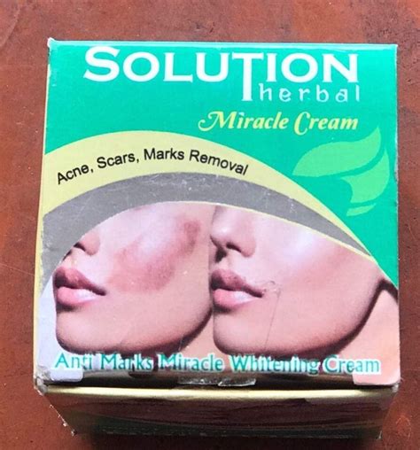 Solution Herbal Anti Marks Miracle Whitening Cream 12g