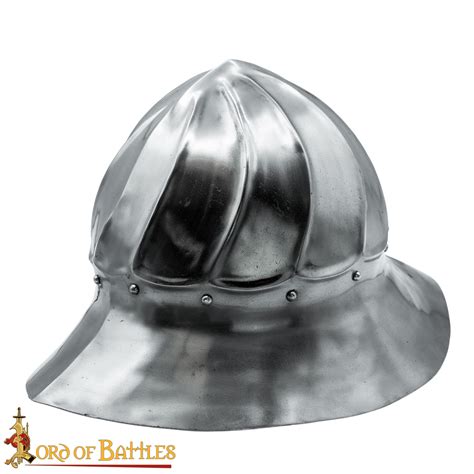 15th Century Burgundian Kettle Hat The Red Knight