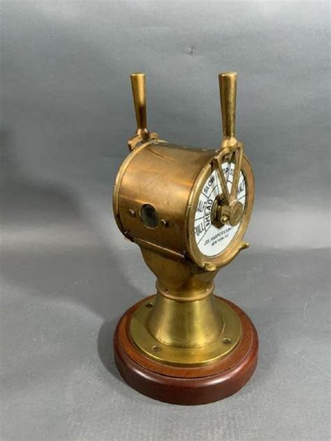 Solid Brass Ships Engine Telegraph For Sale At 1stdibs Ships Telegraph For Sale