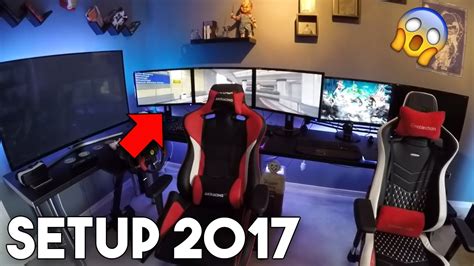 Les 5 Meilleurs Setup Gaming 2017 De Youtuber Youtube