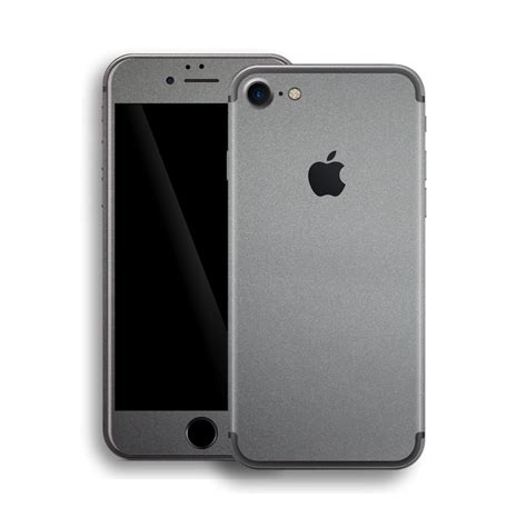 Iphone 7 Space Grey Matt Skin Wrap Decal Easyskinz