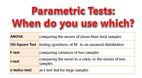 Parametric Tests In Statistics How To Know Which To Use The Genius Blog