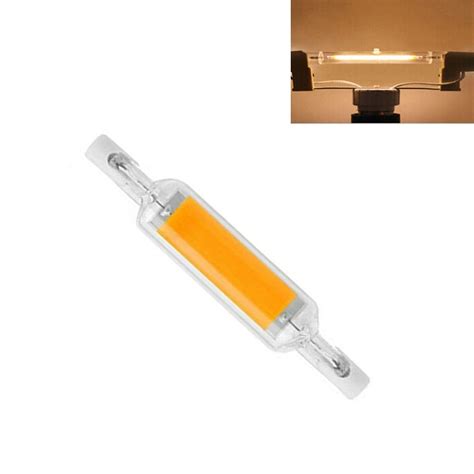 Led R7s Halogen Bulb 10w 78mm 20w 118mm Glass Cob Tube Lamp Dimmable