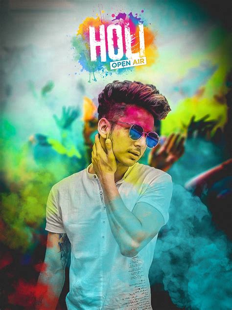 Holi Special Photoshop Editing Tutorial Best Happy Holi Special Photo Editing 2019 Photoshop