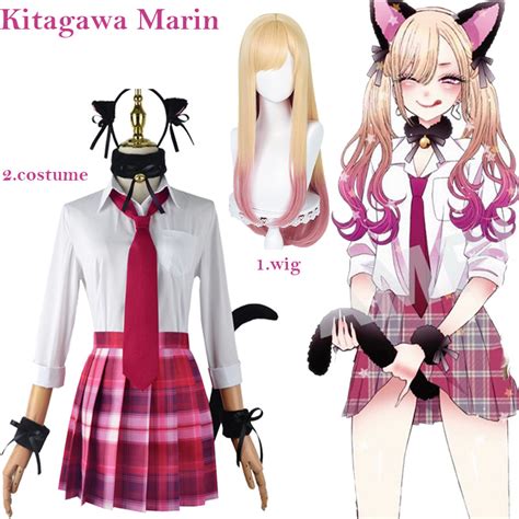 Anime My Dress Up Darling Cosplay Sets Kitagawa Marin Character Outfit