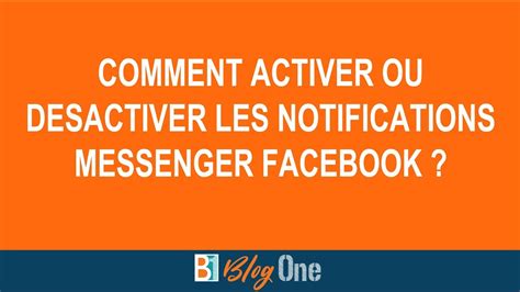 Tuto Comment Désactiver Les Notifications Messenger De Votre Page Facebook Youtube