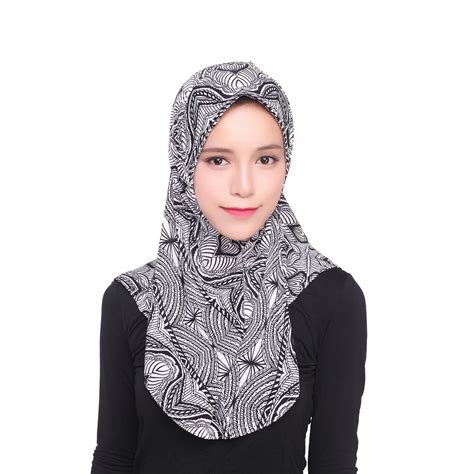 buy muslim womens printed viscose cotton hijabs scarf 2019 summer dubai arab