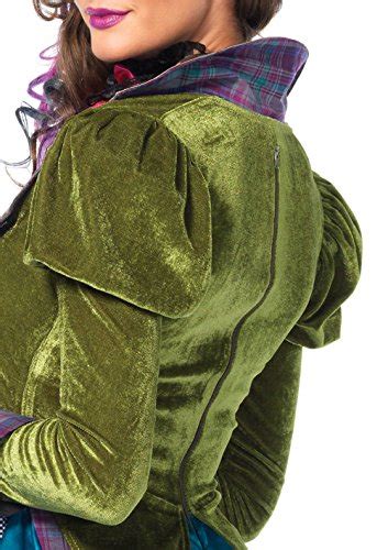 Leg Avenue Womens 3 Piece Deluxe Mad Hatter Costume Alice In