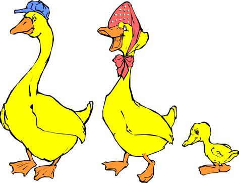 Duck And Ducklings Clipart Free Download On Clipartmag
