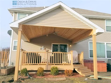 New Roof Over Existing Deck Deck And Drive Solutions Iowa Deck Builder