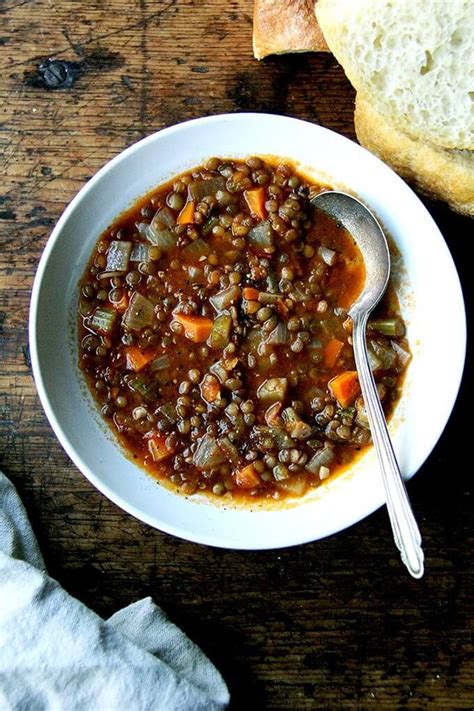 One Pot Delicious Vegan Lentil Soup Alexandras Kitchen