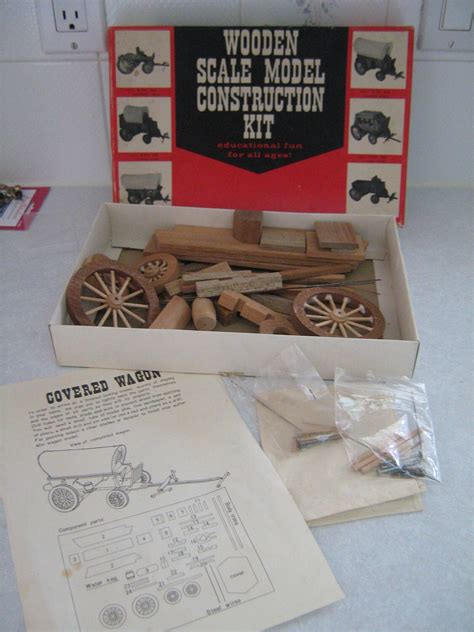 Wooden Covered Wagon Scale Model Construction By Maryzcreation
