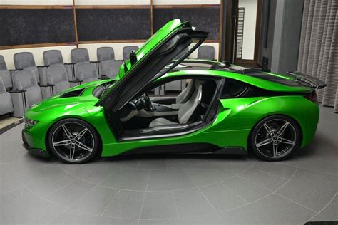 Lava Green Bmw I8 Revealed In Abu Dhabi Autoevolution