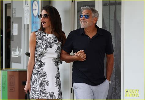 George Clooney And Wife Amal Hold Hands In Venice Photo 4963466 George