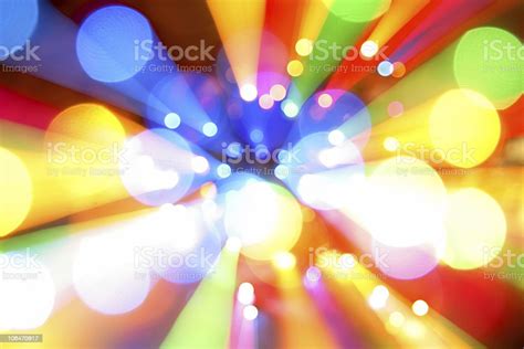 Colorful Blurred Lights From Afar Stock Photo Download Image Now
